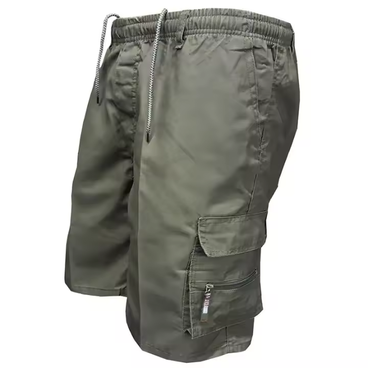 Shorts De Cargo Militar Para Hombre Pantalones Tácticos Casual Con Gran Bolsillo Deporte Pantalones Con Paneles De Cargo Talla Grande Para Hombre - 1