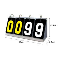 Tablero De Puntuación De 4 Dígitos Para Baloncesto Fútbol Voleibol Tenis De Mesa Flipper Scorekeeper Tablero De Puntuación Portátil Para Béisbol Y Voleibol - details 5
