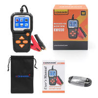 KONNWEI KW650 Tester De Batería Para Coche Y Motocicleta 12V 6V Analizador De Sistema De Carga Y Arranque 2000CCA Herramienta De Prueba Rápida Para Vehículos - details 10