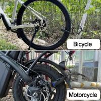 Cerradura De Cadena Para Motocicleta De Gran Resistencia Anti-Robo Con 2 Llaves Para Seguridad Máxima Y Reinforcement De Bicicleta - details 3