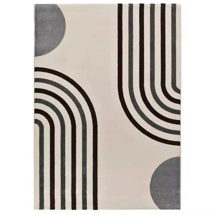 ATTICGO Alfombra de Interior Estilo Escandinavas en Blanco - GARDEN 12805 | 80X150, 140X200, 160X230 cm - 1