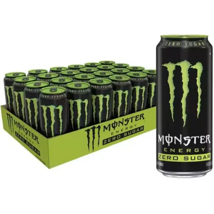 Monster Energy Nacional verde zero azucar bebida energeticas sin azucar caja 24unidades - 1