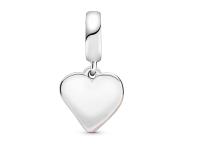 Pandora Colección centelleante con diseño de corazón a mano alzada-Colgante de plata de ley y baño de oro rosa de 14k，Viene con un embalaje de caja de regalo completo. - details 0