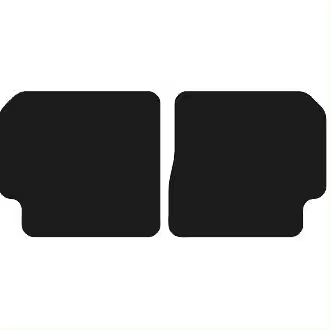 Alfombrillas traseras para Fiat Punto 12' hatchback 2012-2018 - 1