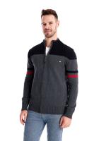 Otoño e Invierno nuevo cárdigan de punto de tamaño europeo suéter de hombre suéter con cremallera moda tendencia ropa de hombre - details 3