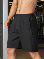 Shorts De Verano Para Hombre Color Sólido Moda Secado Rápido Pantalones Cortos Deporte Fitness Estilo Casual Cintura Media - details 5