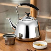 Hervidor De Agua De Acero Inoxidable Con Silbato Gran Capacidad Calentamiento Rápido Base Para Fogón Y Cocreador Inducción - details 9