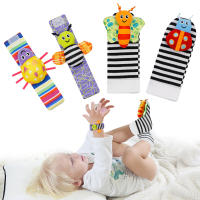 Juego De 4 Relojes Para Bebés Con Pulseras Y Calcetines Juguete Educativo De Sonido Para Niños Recién Nacidos a 6 Años - details 2