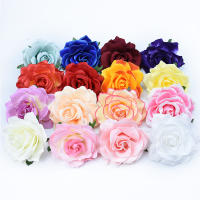 Rosa De Seda Alta Calidad 10CM Para Decoración De Casamiento Hogar Navidad Accesorios De Boda Flores Artificiales DIY Broche - details 0