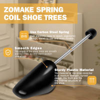 5 Pares De Árboles De Zapatos Ajustables Para Hombres Y Mujeres Organizador De Botas Soporte Para Zapatos Plástico Reparador De Largo - details 2