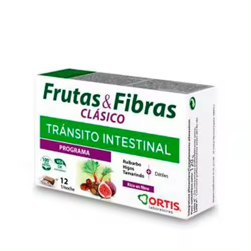 Ortis Frutas y Fibras Clásico - Rico en Fibra - Tránsito Intestinal Regular - 1