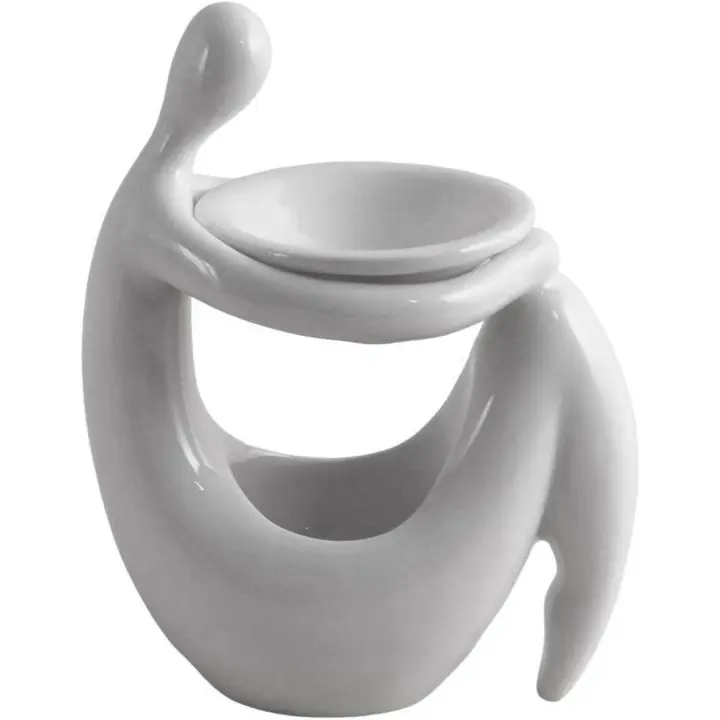 Quemador de aceite con estilo, soporte para velas de cera, quemador de tartas, difusor, decoración para spa, dormitorio, decoración del hogar, regalo, adorno - 1