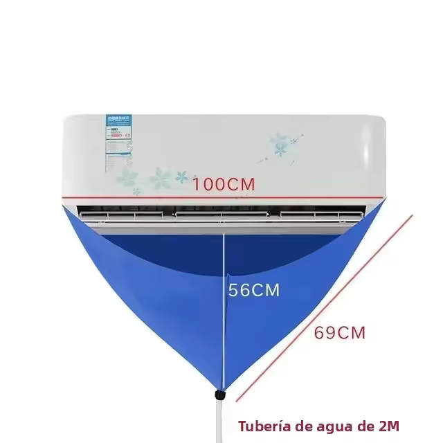Kit De Cubierta Para Limpieza De Aire Acondicionado, Bolsa Impermeable Y Libre De Polvo Para Herramientas De Limpieza De Aire Acondicionado De Pared Doméstica - 1