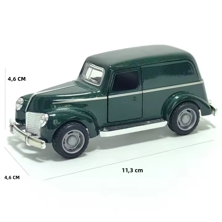 Decoración De Coche Retro De Aleación De Zinc Con Puerta Para Pasteles Adorno Infantil Para Niños Mayores De 14 Años - 1