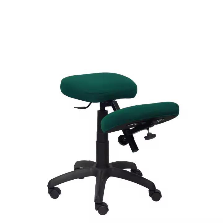 Silla Ergonómica Piqueras Y Crespo, Regulable y Acolchada en Verde Botella - 1