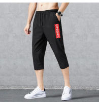Shorts De Verano Para Hombre 2024 Algodón De Hielo Nylon Transpirable Estirado 3/4 Capri Pantalones Deportivos Talla Grande Casual - details 3