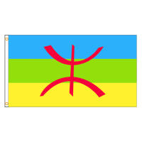 Bandeera Berbera De 90x150cm De Alta Calidad Poliéster Para Decoración Del Hogar Bandera Del Norte Áfricano Amazigh Colgante - details 0