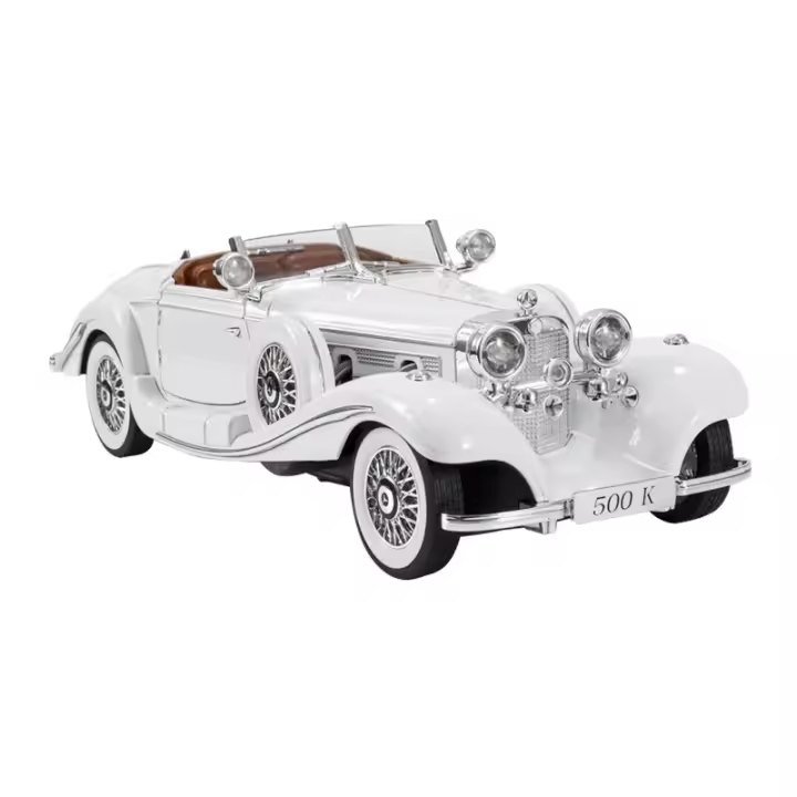 Coche De Juguetes De Acción 1:18 500K Modelo De Metal Con Llantas De Goma Luz Y Sonido Para Niños Regalos De Navidad - 1
