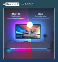 Tira De Luces LED WS2811 RGBIC Con Control Remoto Bluetooth Para Carreras De Caballos 5M 10M 20M 25M DC 24V Color Soñado SMD No Impermeable Para Sala De Estar - details 3
