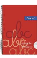 Campus - Cuadernos A4 Cuadrícula Pauta 4x4mm y 3x3mm , Tapa Dura, 80 hojas, Pack de 6 blocs perfectos para uso escolar, aprender a escribir y hogar, Colores Surtidos (6 unidades) - details 5