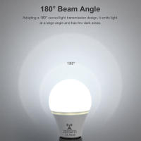 Lámpara Nocturna LED Sensor Radar E27 12W 220V Para Dormitorio Escaleras Pasillo Cocina Iluminación Automática Sin Baterías - details 8
