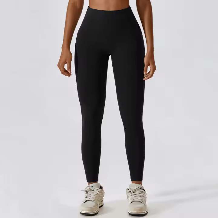 Elastico de cintura alta de yoga sin costuras para mujer para deportes, pantalones ajustados para mujer, ropa deportiva - 1