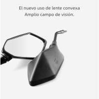 Espejos Retrovisores Para Motocicleta 8mm 10mm Scooter E-Bike 2Pcs/Pareja Espejo Convexo Trasero Para Electromóvil Material ABS - details 3