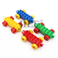 Bloques De Construcción Grandes MOC Vehículos De Tráfico Compatible Juguetes Educativos Creativos Para Niños Regalo Tamaño Grande ABS Sin Batería - details 0