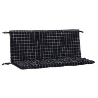 vidaXL Cojines para banco de jardín 2 uds tela 120x50x7 cm Color Antracita,  Gris,  Crema y mas Cojín Decorativo de Asiento Cojines de muebles de salon - details 11
