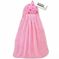 4pcs Algodón Coral Toallas De Mano Suaves Y Absorbentes Para Baño Y Cocina Toallas De Lavado Y Accesorios De Cocina Unisex - details 5
