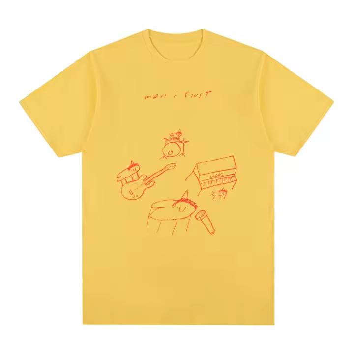 Camiseta Vintage Men I Trust Oncle Jazz De Algodón Para Hombres Camiseta Casual Para Mujeres Top De Cuatro Estaciones - 1