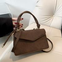 Bolso Pequeño Cuadrado Para Mujer Estilo Retro Versátil Gran Capacidad Casual Moda Minimalista Bolso De Mano Cruzado De PU - details 8