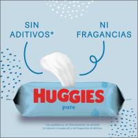 Huggies Pure Toallitas con 99% Agua Pura, 1008 Toallitas (18 packs de 56 Toallitas). Sin Aditivos ni Fragancias, Suaves Fibras Naturales de Origen Vegetal, Hipoalergénicas, Máxima Suavidad. - details 1