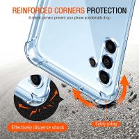 Funda De Silicona Transparente Para Samsung Galaxy A05 A05S A15 A04s A04 A04E A14 A24 4G A34 A54 5G Antigolpes Y Resistentes a Arañazos Y Huellas 1.5MM - details 4