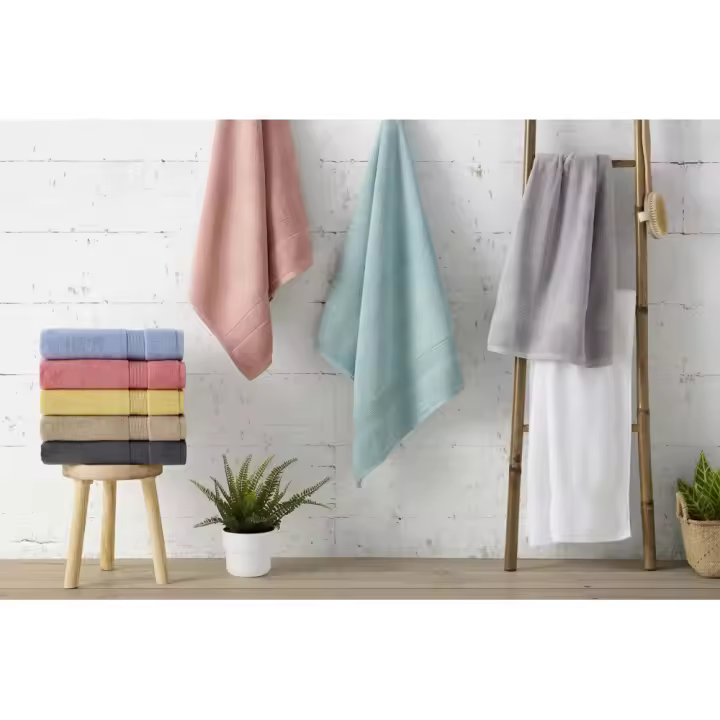 Abecé Casa Juego de Toallas de Baño 100% Algodón Hilado Gamma Abece Casa - Suavidad y Absorbencia - 1