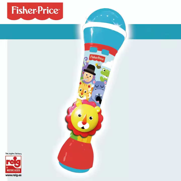 Micrófono De Mano Fisher Price ¡Graba Tu Voz Y Reproducelo! (Reig 2720) - 1