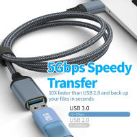 Cable De Extensión USB 3.0 Femenino a Masculino NNBILI 3m Alta Velocidad De Transmisión De Datos Para PC Laptop Juego De Computadora - details 5
