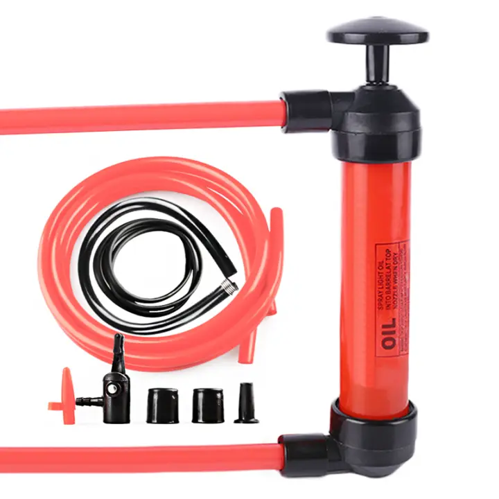 Bomba Manual EAFC Para Transportar Aceite Y Gas Con Tubo De Sifón Bomba De Líquidos Químicos Para Modelos De Coche - 1