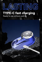 FGNS Mini Afeitadora, Mini Shaver USB con pantalla LED, Mini Afeitador Eléctrica Portátil, Afeitadora Seco Húmedo, Mini Afeitadora Eléctrica con lámpara de ambiente para hombres,  Para El Hogar, Coche, Viajes - details 1