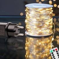Luces De Navidad Fairy 200m Mini LED Cadena Inalámbrica Impermeable Para Jardín Exterior Ceremonia Decoración De Fiesta Luces De Año Nuevo - details 0
