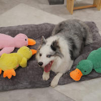 Juguete De Dormir Para Perros HOOPET Con Silbido Y Aroma a Pato Juguetón Para Pequeños Medianos Y Grandes Interactivo Para Entrenamiento De Mascotas Accesorios Para Perros - details 0
