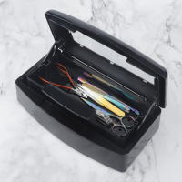 Caja De Desinfección Para Uñas 1pcs Herramienta De Uñas Plástica Blanca Estéril Para Aparatos De Acero Metal Tijeras Y Pinzas - details 8