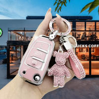 Llavero De Oso Teddy Lindo Y Diamante Blanco/Pink Para Hombres Y Mujeres Moda Alta Sensación De Lujo Llavero Para Coche - details 2