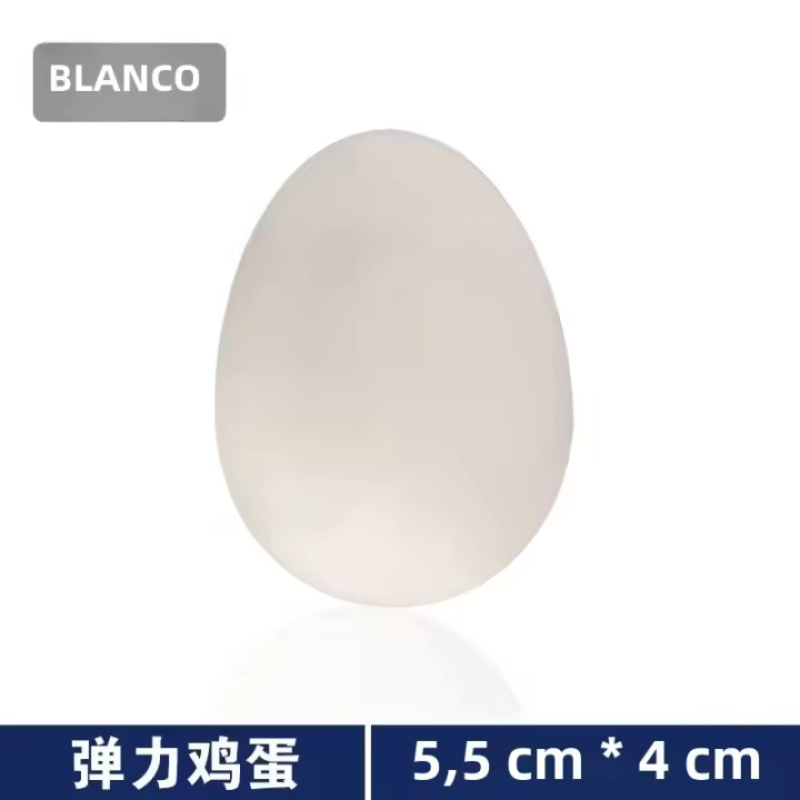 Huevo Bote De Goma Realista Para Juguete De Mascota Y Práctico Juego De Hen Cociendo En Jaula De Paja Accesorio De Juguete Para Niños - 1