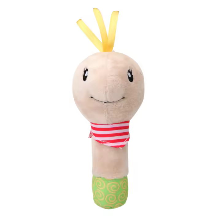 Lindo bebé de dibujos animados animal cachorro búho conejo abeja juguete de manivela sonajero bebé - 1