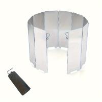 Escudo Antiviento De Aluminio Plegable Para Estufa De Gas 10 Placas Para Camping Y Cocina Al Aire Libre Resistente Al Viento - details 0