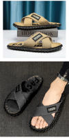Zapatillas De Lona Para Hombre Verano Sandalias Casuales De Tela Para Interiores Y Exteriores Antideslizantes Cómodas Para El Hogar Y Paseos - details 12