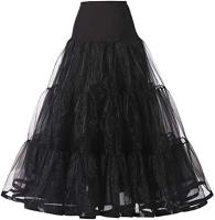 Falda De Novia Sin Huesos De 1 Metro Para Mujer Falda De Boda Larga Para Baile Falda Puffs De Vestido Técnicas De Punto Material De Poliéster - details 0