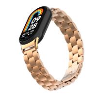 Correa De Metal Para Xiaomi Mi Band 8 Pulsera De Reemplazo De Acero Inoxidable Accesorios Para Reloj Inteligente Xiaomi Mi Band 8 Con Hebilla De Cierre - details 11