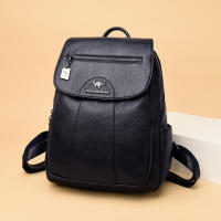 Mochila Vintage de cuero suave para mujer, bolso de hombro femenino, bolso de viaje informal, mochila escolar, 5 colores - details 22